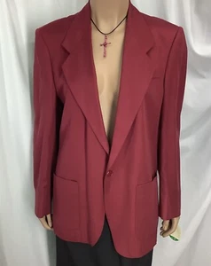 Nell Flowers Blazer Jacket Womens 8 New Vintage Cranberry MFC250218/BB2 - Picture 1 of 10