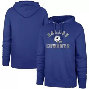 Felpa con cappuccio maglione Dallas Cowboys '47 Varsity Arch Throwback taglia Medium nuovo con etichetta - Foto 1 di 8