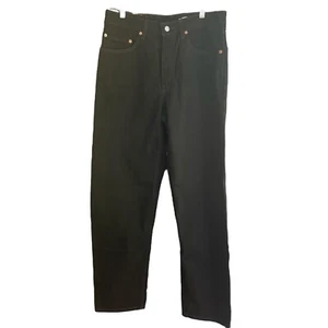 Jeans neri da uomo Levi's Relaxed Fit 550 NOS vintage 2002 taglia 33 x 32 - Foto 1 di 9