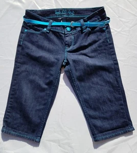 Womens US Polo Assn Capri Size 5 6 Jean Denim Blue Juniors - Picture 1 of 8