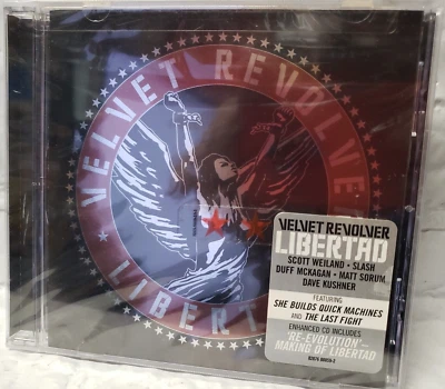 VELVET REVOLVER “LIBERTAD” Original 2007 Enhanced CD *NEW FACTORY SEALED* - Image 1 of 3