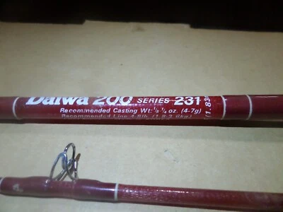 Vintage Daiwa 200 Series 231 6 FT 2pc Casting Rod with pistol grip Rare rod - Image 1 of 4