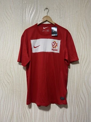 POLAND 2012 2013 HOME FOOTBALL SHIRT SOCCER JERSEY NIKE 450509-611 sz XL BWT  - Image 1 of 4