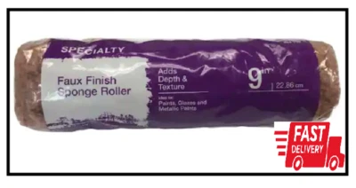 9 In. Sponge Faux Finish Paint Roller Cover - Image 1 of 3