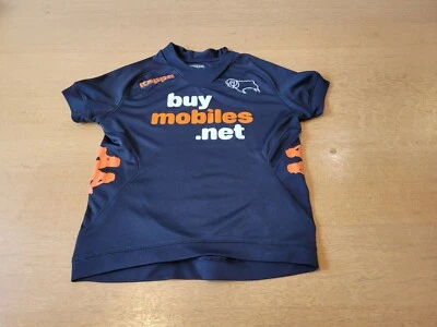 Kappa Derby County SHIRT TRIKOT JERSY CAMISETA MAGLIA size 6 mcy - Image 1 of 3