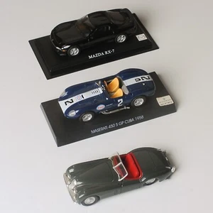 3x Damaged 1/43 Diecast Cars, Jaguar Mazda Maserati, Vanguards, Del Prado, Grani - Bild 1 von 19