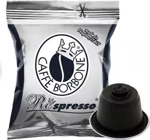 200 Cápsulas Borbone Mezcla Negro Filtro Compatible Nespresso Caffe ' Gofres - Imagen 1 de 1