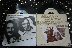 BELLAMY BROTHERS * 2 TOP Singles * SATIN SHEETS (UK 76) + IF I SAID YOU HAD... - Picture 1 of 1