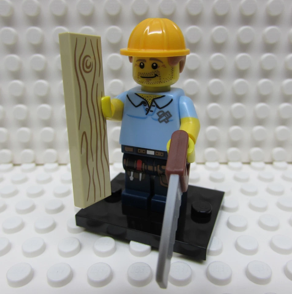 Lego Carpenter Minifigure Series 13 - New - Image 1 of 1