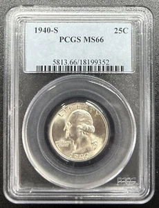 1940-S 25C PCGS MS66 - 0093 - Picture 1 of 2