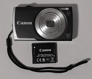 Canon PowerShot A2500 HD 16,0 MP schwarz Digitalkamera - ungetestet wie besehen - Bild 1 von 7