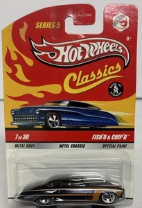 Hot Wheels Classics Fish'D & Chip'D Black Series 5 #7/30 2009 - Imagen 1 de 3