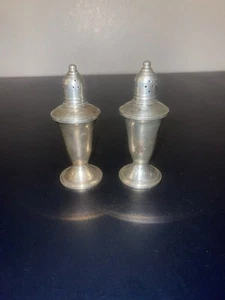 Vintage Duchin Creation Weighted Sterling Silver Salt & Pepper Shakers 4.25"H - Picture 1 of 8