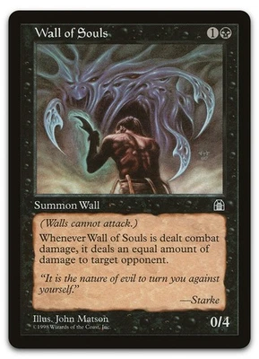 Wall of Souls (LP) Stronghold STH Magic MTG - Image 1 of 2