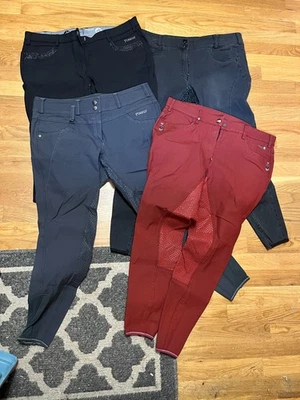 Pantalones de asiento completo Pikeur - Lote de 4 - 46 EUR/US34 - Usados Foto 1 de 4