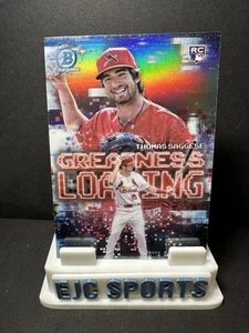 2025 Bowman #GL-22 Thomas Saggese Greatness Loading St. Louis Cardinals - Bild 1 von 2