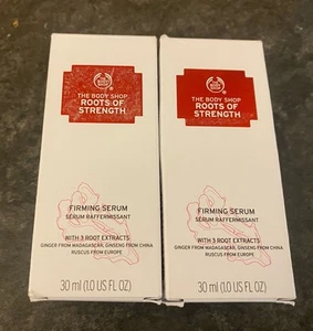 2X The Body Shop - Roots of Strength Firming Serum 30ml, New & Boxed - Vegan - Picture 1 of 2