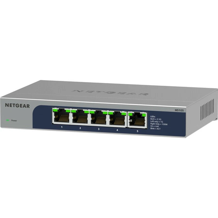 *NEW* Netgear MS105 5-port Multi-Gigabit (2.5G) Ethernet Unmanaged Switch - Image 1 of 1