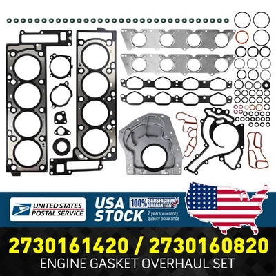 New Quality Engine Gasket Overhaul Set 2730161420 For Mercedes-Benz​S550 07-11 - Image 1 of 4