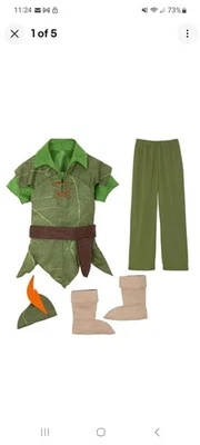 Disfraz de Peter Pan para niño talla 7/8 Foto 1 de 4