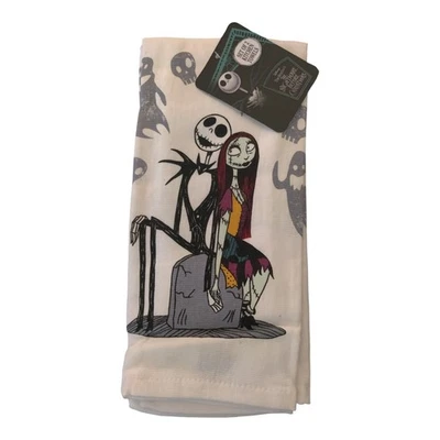 Nightmare Before Christmas JACK SKELLINGTON & SALLY Set Of 2 Hand Towels - Image 1 of 2