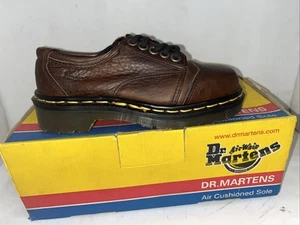 Vintage Dr Martens Kids Air Cushioned Shoes Brown BK-GZ9855Z. - Picture 1 of 11