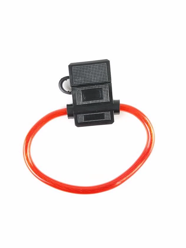 10 PACK WATERPROOF 8 GAUGE ATC BLADE IN-LINE FUSE HOLDER CAR RED CABLE AMP AWG   - Image 1 of 1