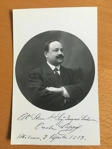 Cartolina autografa di Oreste Luppi - Picture 1 of 1