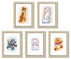 The Aristocats Wall Art Posters SET OF 5 Childrens Bedroom Gift A4 Unframed