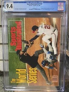 Roberto Alomar John Smoltz FC Sports Illustrated CGC 9.4 Newsstand 10/26/1992 - Picture 1 of 7