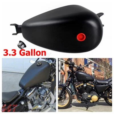 3.3 Gallon Gas Tank For Harley Sportster XL1200L XL1200C XL1200R XL883 2004-2006 - Image 1 of 4