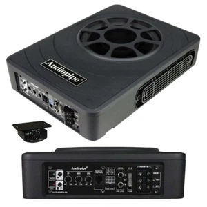 AUDIOPIPE APLP-8030 8" 175W RMS LOW PROFILE AMPLIFIED SUBWOOFER ENCLOSURE SUB - Picture 1 of 4