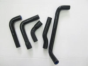 2007-2015 Gas Gas EC125 EC200 EC250 EC300 Silicone Coolant Radiator Hoses Black - Picture 1 of 6