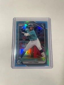 Bowman Draft 2024 - cromo refractor acuático #BDC-25 Harry Ford (RC) - Imagen 1 de 2