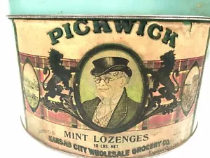 PICKWICK Mint Lozenges 10 lbs. Net Tin || Kansas City Wholesale Grocery Co. - Picture 1 of 8
