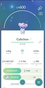 Shiny Cubchoo (Holiday Costume) ✨ - Picture 1 of 2