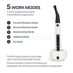 Dental Brushless Endo Motor 6,3:1 Mini Gegenwinkel Kabellos Wurzelkanalbehandlung - Bild 1 von 24