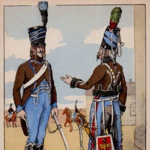 Uniforme del ejército francés c1925 1er Imperio Húsar Marshall Intendente Postal a/s - Imagen 1 de 4