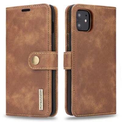 Shockproof Leather Wallet Card Case Cover for Apple iPhone 11/12/13 Pro Max SE2 - Image 1 of 4