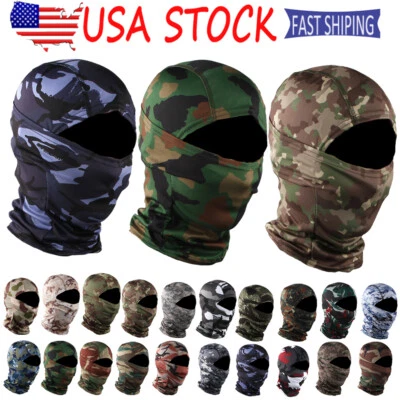 Tactical Balaclava Face Mask Full Face Mask Military Hunting Mask Ski Mask - Image 1 of 4
