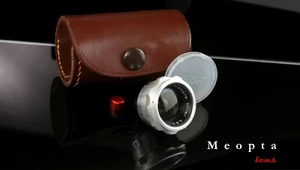 Meopta Mirar 2x 8mm cine Lens with View Finder In Leather Case - Picture 1 of 12