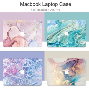 Creative Marble Matte Hard Case For Macbook M4 Pro 14 16 M3 Air 13 15 11 12 inch - Picture 1 of 25