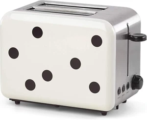 Kate Spade New York All In Good Taste Deco Dot 2-Slice Toaster * NEW * - Picture 1 of 3