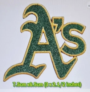 Oakland Athletics MLB béisbol bordado hierro en parches 2 1/2 x 3" - Imagen 1 de 1