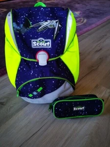 ScoutAlpha SchulRanzen SchlamperEtui"Space/Weltall"Jungen Dunkelblau2-tlg.SetTOP - Bild 1 von 10