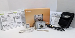 Canon PowerShot A530 Digital Camera w/ box, contents & case - Tested & Working - Picture 1 of 13