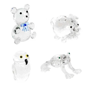Animal Glass Figure Decorative Glass Animal Owl Frog Glass Animal Pig - Picture 1 of 24