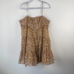 Shona Joy Pin Tuck Mini Dress Size 14 Sleeveless Lined 100% Cotton RRP$260 - Foto 1 di 9