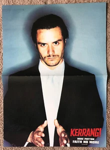 MIKE PATTON - 1997 UK Magazine centrefold poster FAITH NO MORE - Picture 1 of 1
