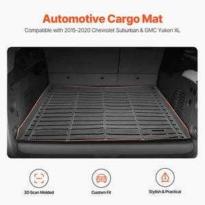 All Weather TPE Cargo Mat Custom Fit for Suburban/Yukon XL 2015-2020 | Trunk Pro - Picture 1 of 11